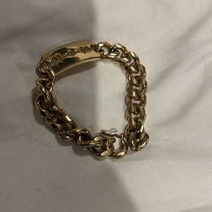 McQueen razor gold bracelet